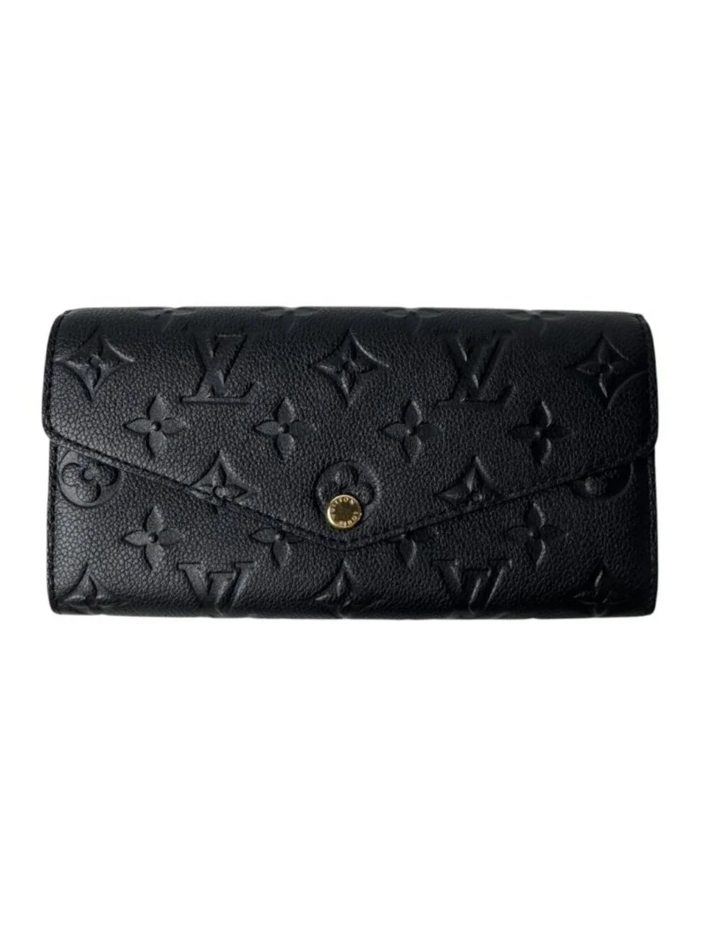 Louis Vuitton Empreinte Portefeuille Sarah IC Black Wallet